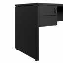 Ver imagem 5 de Mesa Escritório 160cm X 70cm Pé Painel Gaveteiro 2 Gav. F5 Cor:preto