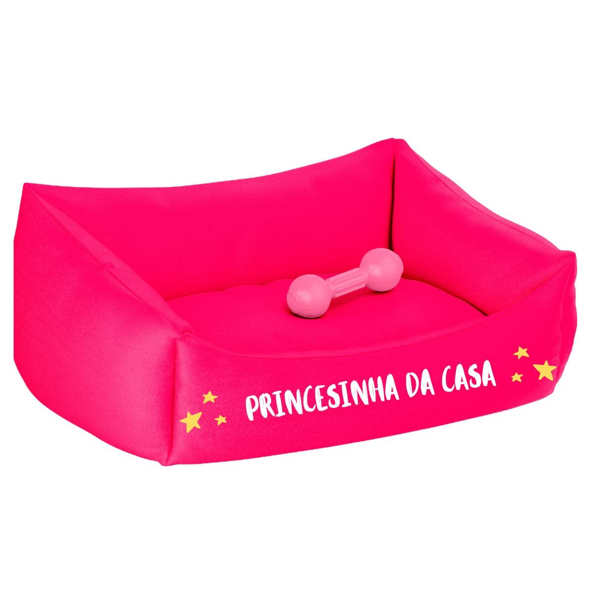 Cama Pet Para Cachorro Gato Pequeno Rosa Princesinha Da Casa:Rosa - 3