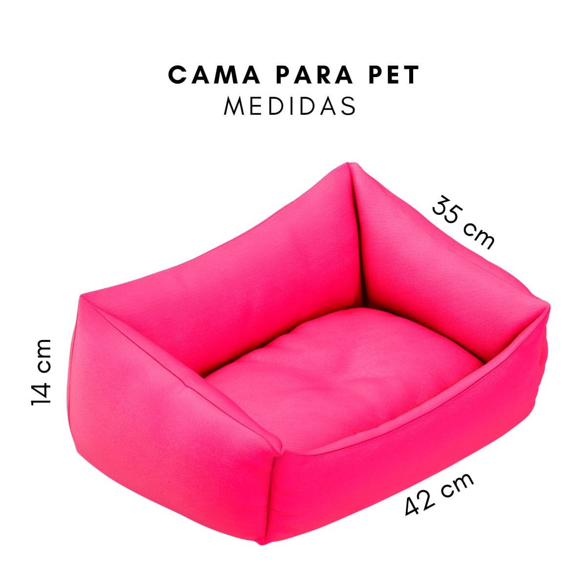 Cama Pet Para Cachorro Gato Pequeno Rosa Princesinha Da Casa:Rosa - 4