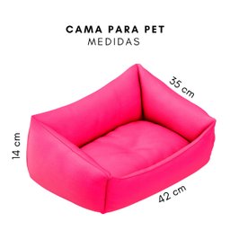 Cama Pet Para Cachorro Gato Pequeno Rosa Princesinha Da Casa:Rosa - 4