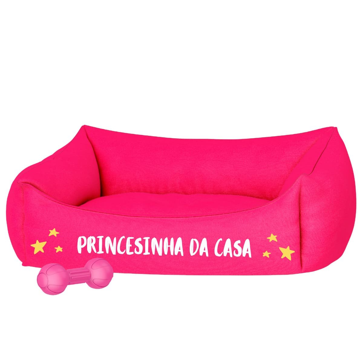 Cama Pet Para Cachorro Gato Pequeno Rosa Princesinha Da Casa:Rosa - 2