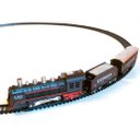 Ver imagem 3 de Brinquedo Trem Locomotiva Natal Trilho Elétrico 9pçs 44cm