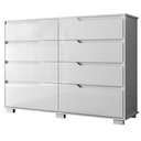 Ver imagem 1 de Comoda Georgia 8 Gavetas 147 Cm Branco Moval