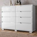 Ver imagem 2 de Comoda Georgia 8 Gavetas 147 Cm Branco Moval