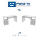 Ver imagem 7 de Escrivaninha Mesa Escritório com Ripado 135,8 cm 2 Gavetas 1 Nicho ME4174 Espresso Móveis