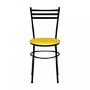 Ver imagem 2 de 4 Cadeiras Epoxi Preta para Cozinha Cor: Amarelo