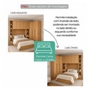 Ver imagem 3 de Guarda Roupa Modulado Safira Essencial Una 8 Portas 4 Gavetas MDF Cumaru