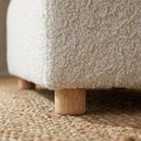 Ver imagem 6 de Kit 2 Puff Modular Block 74x74 cm Pes Madeira Boucle Tce 1010 Moll