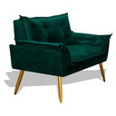 Ver imagem 2 de Namoradeira Opala Decorativa Salão - Verde Royal Divini Decor