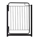 Ver imagem 4 de Grade Portão Proteção Pet Cachorro 84 a 89 Cm Criança Cães:preto