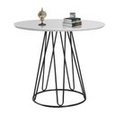 Ver imagem 1 de Mesa de Jantar Rubi 1,20 M Base Preta:branco