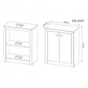 Ver imagem 5 de Kit 2 Peças com Escrivaninha ME 4128 120cm e Balcão 2 Portas