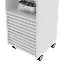 Ver imagem 5 de Gaveteiro com Ripado Rodízio 2 Gavetas 1 Nicho ME4175 Espresso Móveis