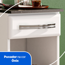 Ver imagem 5 de Balcão Fruteira 85cm com Nicho Organizador Cesto Aramado para Frutas