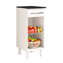 Ver imagem 2 de Balcão Fruteira 85cm com Nicho Organizador Cesto Aramado para Frutas