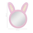 Ver imagem 2 de Espelho Decorativo Infantil 48x37cm Coelho Rosa