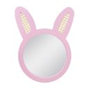 Ver imagem 1 de Espelho Decorativo Infantil 48x37cm Coelho Rosa