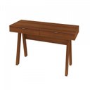 Ver imagem 3 de Conjunto 2 Peças com Escrivaninha ME4128 120cm e Estante 2 Prateleiras 2 Portas Marrom