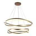 Ver imagem 4 de Lustre Pendente Nordecor Euni Odi 2878 Dourado Fosco Led Bivolt