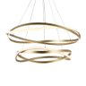 Lustre Pendente Nordecor Euni Odi 2878 Dourado Fosco Led Bivolt - 1