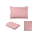 Ver imagem 5 de Jogo de Cama Solteiro Liso 300 Fios Nova América:rosê