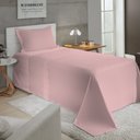 Ver imagem 2 de Jogo de Cama Solteiro Liso 300 Fios Nova América:rosê