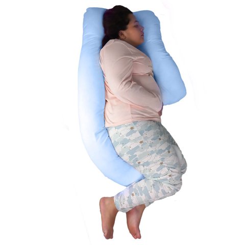 Almofada Formato J Gestante Maternidade Gravidez Barato Happy Line ALMOFADA GIGANTE DE CORPO MATERNI