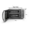 Micro-ondas Panasonic Dupla Refeição 27l Prata - St55lmru 220v - 8