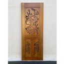 Ver imagem 4 de Folha de Porta Madeira Maciça Entalhada Ninho 80x210x3,5cm Cedro Rosa