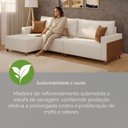 Ver mais imagens de Sofá Linving com Chaise Confort 318cm 4 Lugares Novo Horizonte