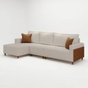 Ver imagem 2 de Sofá Linving com Chaise Confort 318cm 4 Lugares Novo Horizonte