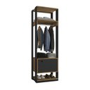 Ver imagem 2 de Guarda Roupa Closet Modulado 1 Cabideiro 1 Porta Titan