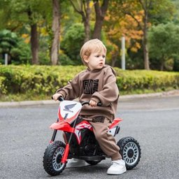 Moto Eletrica Infantil 3 Rodas Crf 450r Honda 6v Preta - Belfix - 5