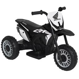 Moto Eletrica Infantil 3 Rodas Crf 450r Honda 6v Preta - Belfix - 1