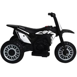 Moto Eletrica Infantil 3 Rodas Crf 450r Honda 6v Preta - Belfix - 2