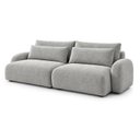 Ver imagem 2 de Sofá Cama Modular Orgânico Retrátil 4 Lugares 250cm com Base em Madeira Maciça Oxford