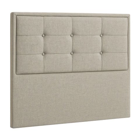 Cabeceira Cama Box Casal King 195 Cm Viena Linho Bege - Nexta Casa