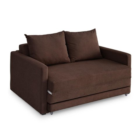 Sofa Cama Casal 147cm Trento Marrom Estofama