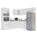 Ver imagem 6 de Cozinha Completa Modulada 8 Peças com Rodapé Pérola Yescasa Branco