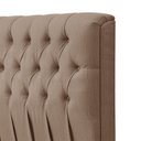 Ver imagem 5 de Cabeceira Cama Casal Estofada 1,40 Cm - Inca Linho Capuccino