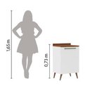 Ver imagem 7 de Balcão De Cozinha 1 Porta Com Tampo Branco/Natura