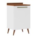 Ver imagem 1 de Balcão De Cozinha 1 Porta Com Tampo Branco/Natura