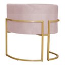 Ver imagem 7 de Kit 2 Poltronas Decorativa Sala de Estar Luana Base Gold Suede