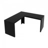 Kit 2 Peças com Mesa para Escritório em L e Estante Espresso Móveis - 2