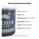 Ver imagem 5 de Cimento Queimado com Efeito Perolizado Decora Fácil 1kg - Carbono