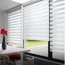 Ver imagem 1 de Persiana Double Vision Translúcida Branca - Requinte Linha Stripe 2m até 2,16m 2.51m até 2.8m