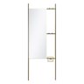 Espelho Decorativo de Chão Hanger Dourado 180x63cm Retangular - 1