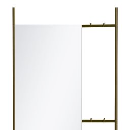 Espelho Decorativo de Chão Hanger Dourado 180x63cm Retangular - 5