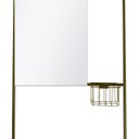 Ver imagem 2 de Espelho Decorativo de Chão Hanger Dourado 180x63cm Retangular