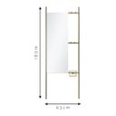 Ver imagem 4 de Espelho Decorativo de Chão Hanger Dourado 180x63cm Retangular